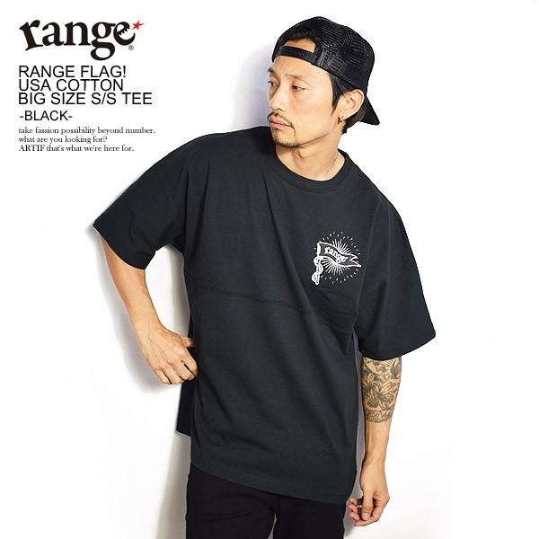レンジ 半袖tシャツ Range Range Flag Usa Cotton Big Size S S Tee Black Rg19sm Ss10b Artif 通販 Yahoo ショッピング