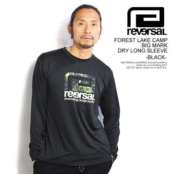 リバーサル Tシャツ reversal FOREST LAKE CAMP BIG MARK DRY LONG