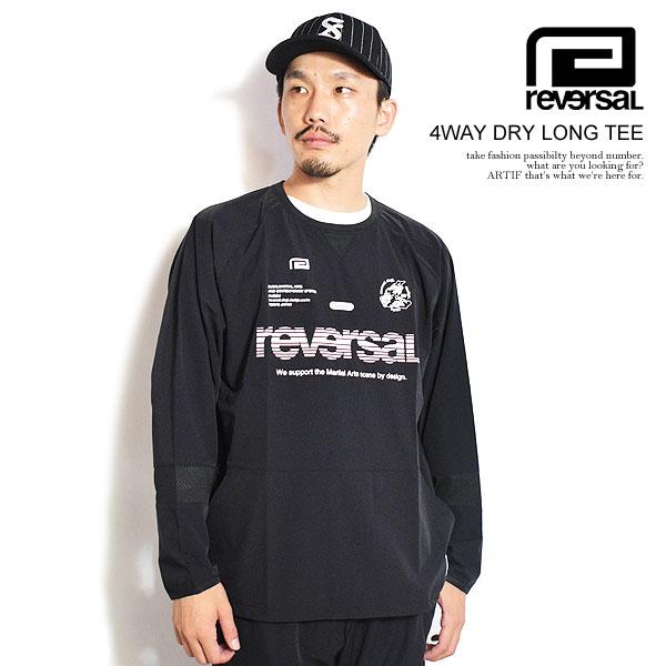 reversal リバーサル rvddw 4WAY DRY LONG TEE メンズ Tシャツ 長袖 ロンT ドライTシャツ 4WAYストレッチ rvddw 送料無料 atftps reversal（リバーサル） Tシャツ reversal rvddw 4WAY DRY LONG TEE
