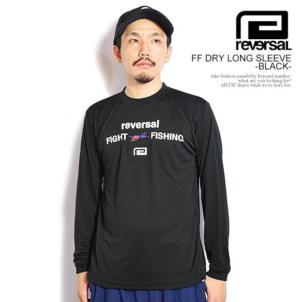リバーサル Tシャツ reversal FF DRY LONG SLEEVE -BLACK- メンズ 長袖 ロンT ドライTシャツ 吸水速乾 FIGHT FISHING rvddw
