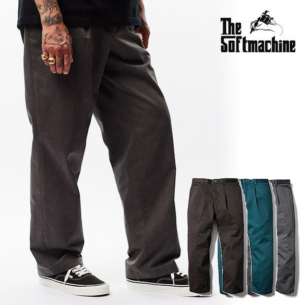 2025 秋冬 先行予約 9月〜10月入荷予定 SOFTMACHINE ソフトマシーン EDWARD PANTS パンツ 送料無料 キャンセル不可 atfpts Softmachine（ソフトマシーン） 2025 秋冬 先行予約 9月〜10月入荷予定