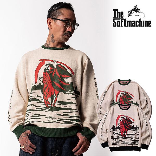 SOFTMACHINE ソフトマシーン FEAR CITY SWEATER ニット atftps Softmachine（ソフトマシーン） SALE セール ニット SOFTMACHINE FEAR