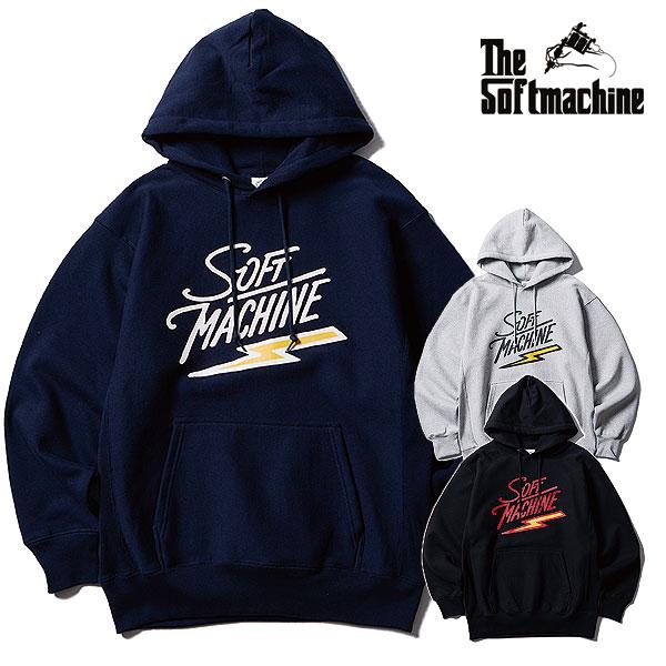 2026 秋冬 先行予約 10月〜11月入荷予定 ソフトマシーン パーカー SOFTMACHINE LIGHTNING LOGO HOODED キャンセル不可