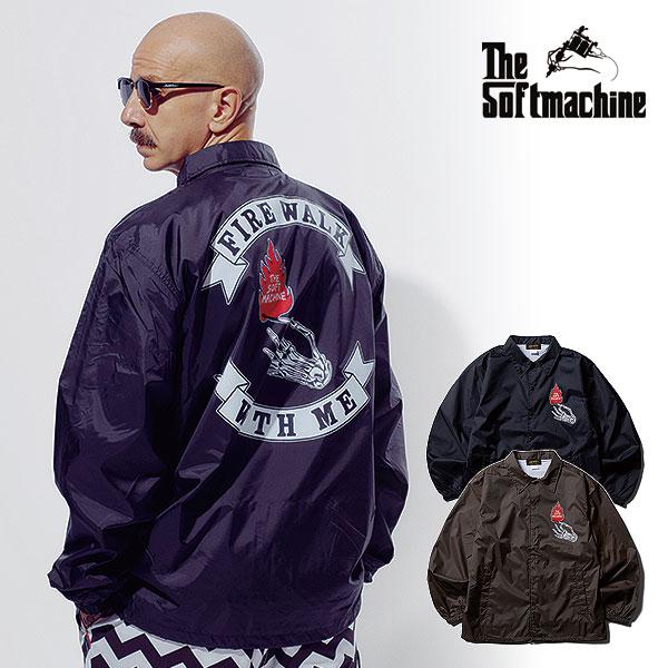 SALE セール ソフトマシーン ジャケット SOFTMACHINE FIRE WALK JK (COACH JACKET)メンズ