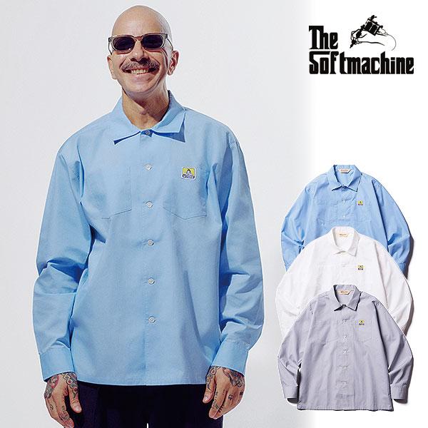 2026 夏 先行予約 7月〜8月入荷予定 ソフトマシーン シャツ SOFTMACHINE EDWARD SHIRTS L/S メンズ 送料無料 キャンセル不可
