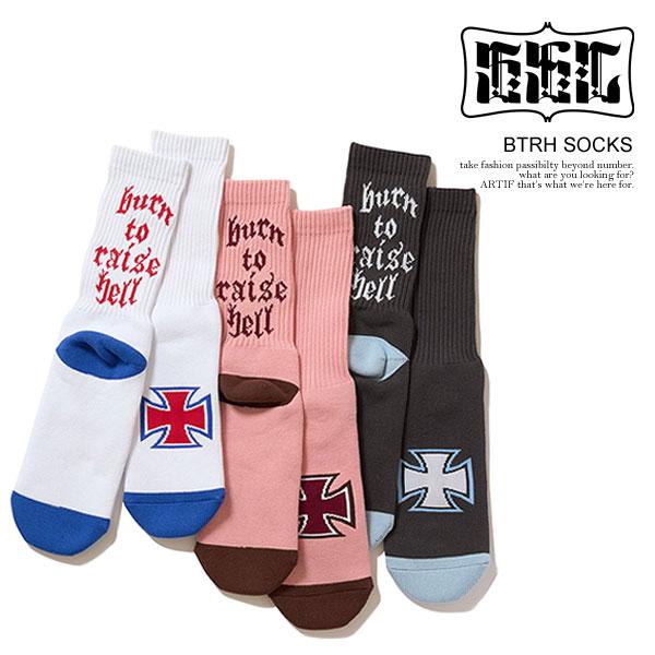 サーフスケートキャンプ ソックス SSC BTRH SOCKS メンズ 靴下