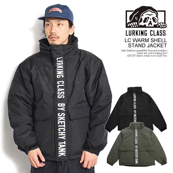 50％OFF SALE セール LURKING CLASS ラーキングクラス LC WARM SHELL STAND JACKET  中綿ジャケット 送料無料 atfjkt LURKING CLASS（ラーキングクラス） SALE セール ジャケット LURKING