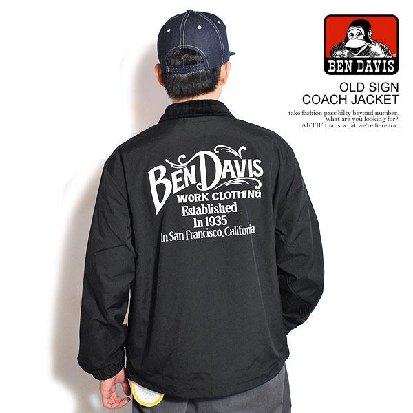 BEN DAVIS/WHITE LABEL ベンデイビス ジャケット DAVIS OLD SIGN COACH