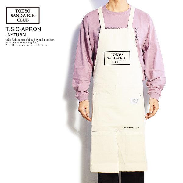 TOKYO SANDWICH CLUB gELEThEBb`Nu Gv TSC APRON NATURAL Y [NGv H^Gv 