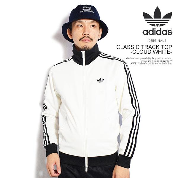 アディダス オリジナルス ジャケット adidas Originals CLASSIC TRACK TOP -CLOUD WHITE- ジャージ トラックジャケット KT5045