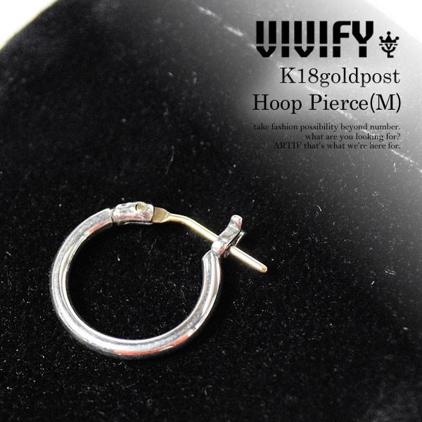 VIVIFY（ビビファイ） ピアス VIVIFY K18goldpost Hoop Pierce(M