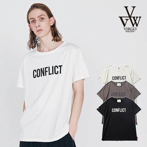 4枚セット virgo CONFLICT Tシャツ チャコール L 4枚セット virgo CONFLICT Tシャツ チャコール L