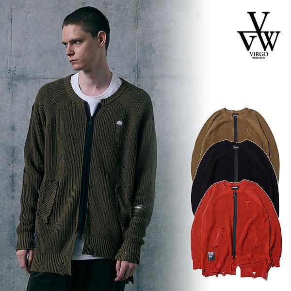 2026 秋冬 先行予約 10月〜11月入荷予定 ヴァルゴウェアワークス カーディガン VIRGOwearworks VICIOUS CARDIGAN キャンセル不可