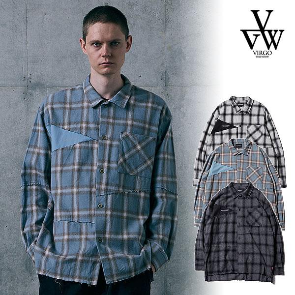 2026 秋冬 先行予約 9月〜10月入荷予定 ヴァルゴウェアワークス シャツ VIRGOwearworks FRACTURE CHECK SHIRT キャンセル不可