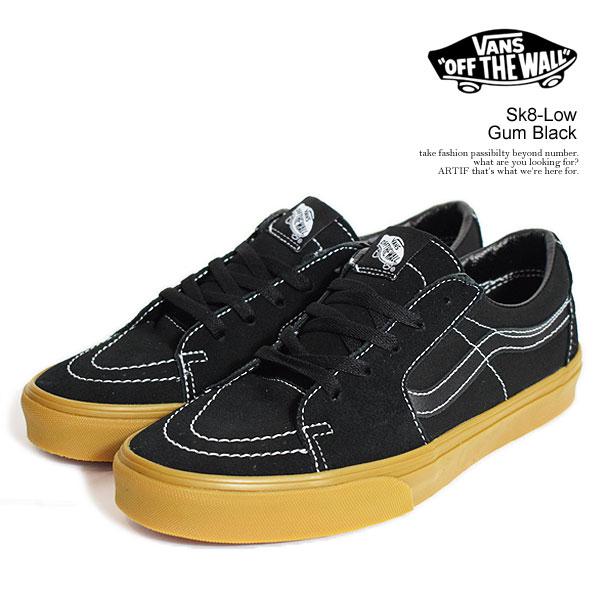 VANS バンズ スニーカー Sk8-Low Gum Black メンズ スケートロー VANS バンズ スニーカー Sk8-Low Gum Black メンズ スケートロー