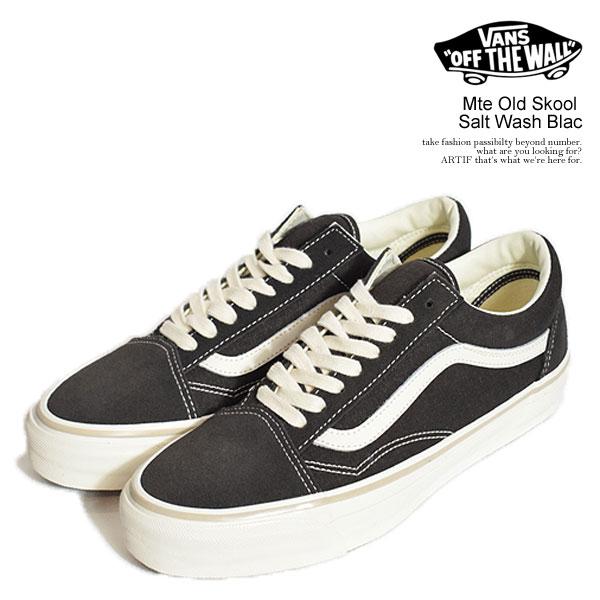 VANS ヴァンズ スニーカー Mte Old Skool Salt Wash Black
