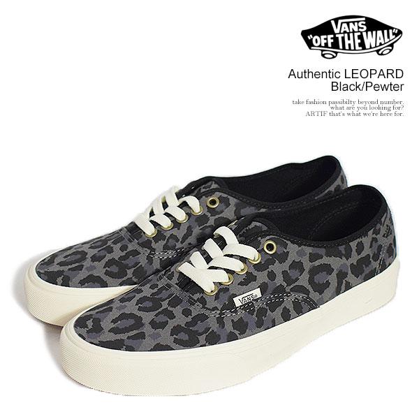 ヴァンズ スニーカー VANS Authentic LEOPARD Black/Pewter メンズ バンズ シューズ オーセンティック 送料無料 ストリート