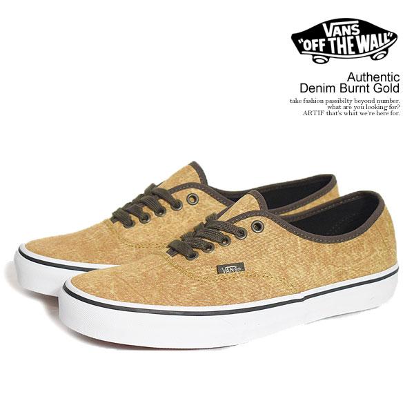 VANS（ヴァンズ） スニーカー VANS Authentic Denim Burnt Gold メンズ