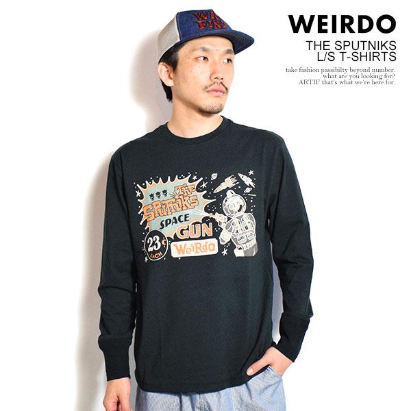 WEIRDO ウィアード THE SPUTNIKS - L/S T-SHIRTS メンズ Tシャツ 長袖 ロンT クルーネックTシャツ アメカジ 送料無料 atftps WEIRDO（ウィアード） Tシャツ WEIRDO THE SPUTNIKS - L/S T-SHIRTS
