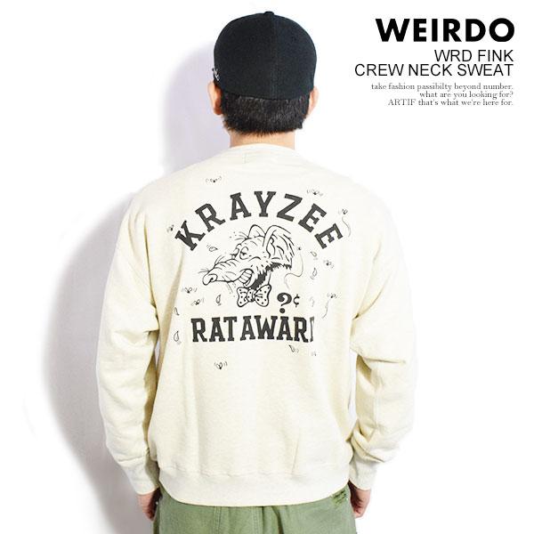 weirdo スウェット WEIRDO（ウィアード） スウェット WEIRDO WRD FINK - CREW NECK SWEAT