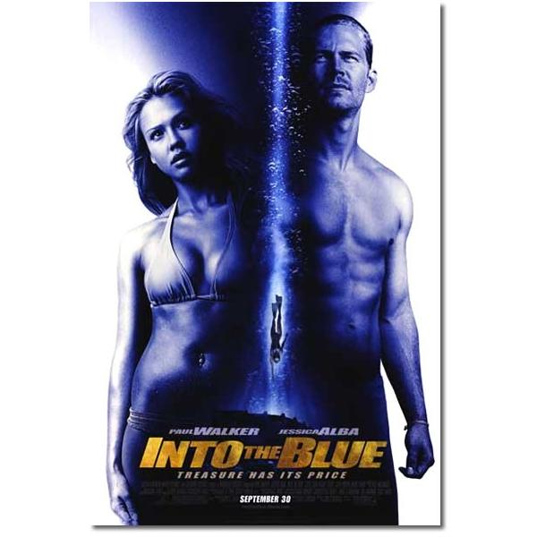 流行に Ds ジェシカアルバ イントゥザブルー セクシーポスター タレント