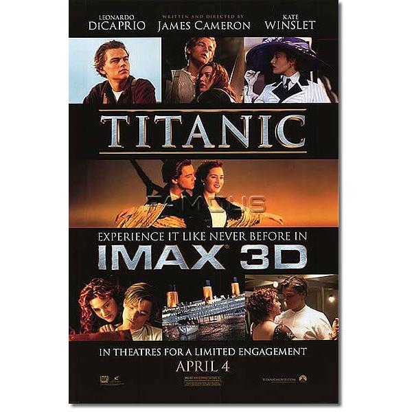 映画ポスター タイタニック 3d ジェームズキャメロン グッズ Imax 3d Ds P 14 フェーマス サイン ポスターズ 通販 Yahoo ショッピング