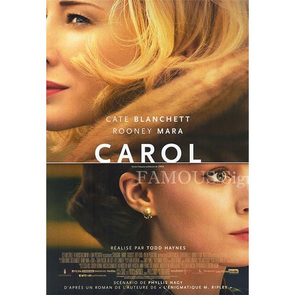 ケイトブランシェット フレームなし おしゃれ 映画ポスター P 2496 フェーマス インテリア Carol フランス版 片面 フランス版 インテリア Carol キャロル アート サイン ポスターズ