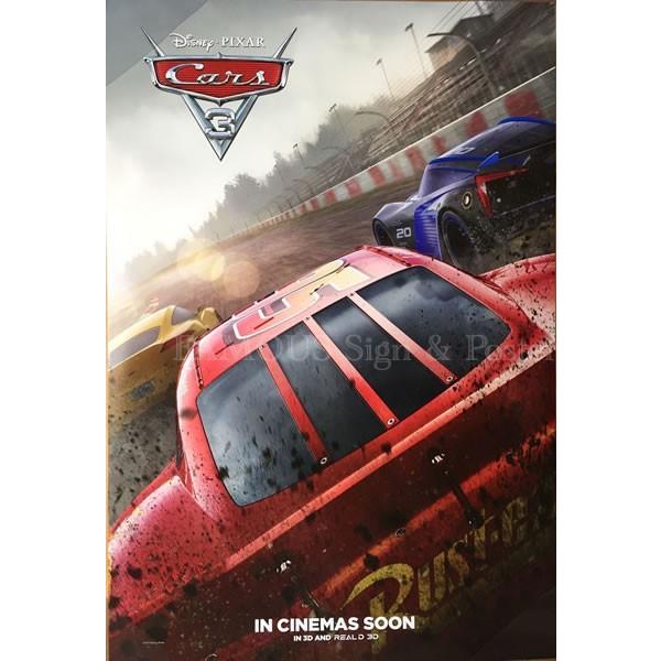 映画ポスター カーズ クロスロード Cars 3 ディズニー ピクサー グッズ アニメ インテリア おしゃれ フレームなし Int D 両面 Promenadeduport It