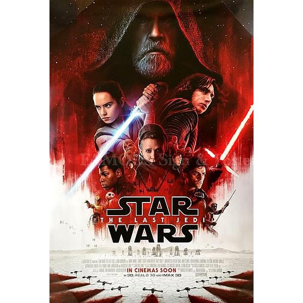 映画ポスター スターウォーズ エピソード8 最後のジェダイ 最後のジェダイ エピソード8 Star Wars グッズ アート インテリア グッズ フレームなし In Cinema Soon Reg 両面 P 2985 フェーマス サイン ポスターズ