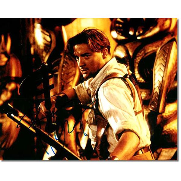 直筆サイン入り写真 ブレンダンフレイザー (ハムナプトラ) 映画グッズ