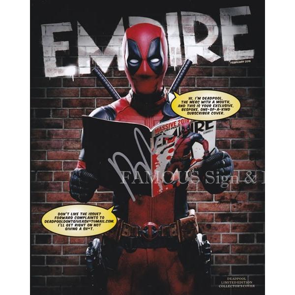 限定値下げ デッドプール ライアンレイノルズ 直筆サイン
