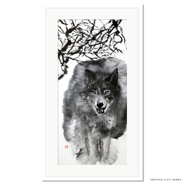 額縁付きの墨絵（壁掛けタイプ） 額縁付きの墨絵（壁掛けタイプ）