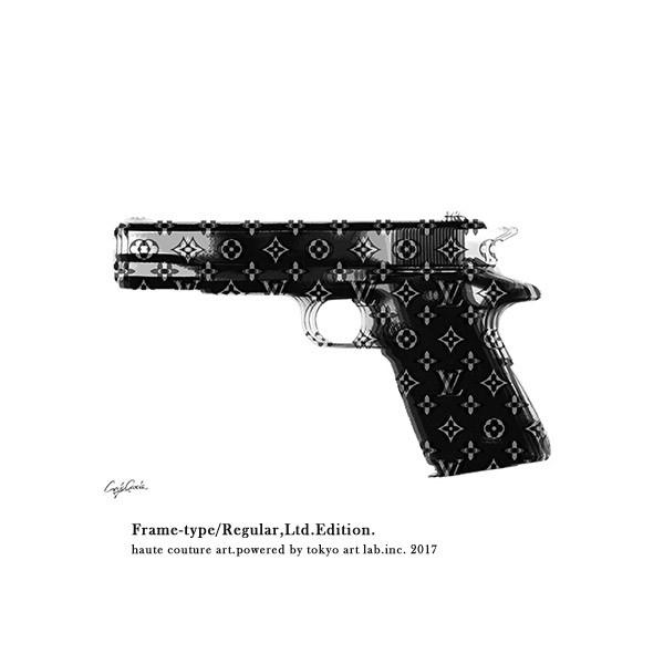 絵画 インテリア おしゃれ Lv Hand Gun レギュラーフレーム ポップ オマージュ イラスト メゾンブランド ハイブランド 額入り Cg0r Art Lab Yahoo 店 通販 Yahoo ショッピング