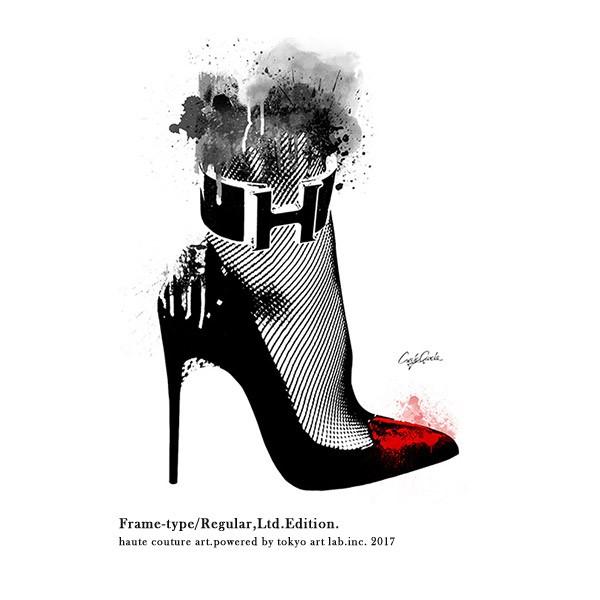 絵画 インテリア おしゃれ High Heel レギュラーフレーム ポップ オマージュ イラスト メゾンブランド ハイブランド 額入り Cg022r Art Lab Yahoo 店 通販 Yahoo ショッピング