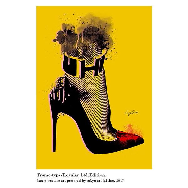 絵画 インテリア おしゃれ High Heel レギュラーフレーム ポップ オマージュ イラスト メゾンブランド ハイブランド 額入り Cg023r Art Lab Yahoo 店 通販 Yahoo ショッピング