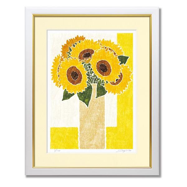 絵画 インテリア 風水 花の絵 おしゃれ 絵 ベージュの花瓶とひまわり 玄関 床の間 リビング 壁 飾り ラッピング ギフト Fw 005 Art Lab Yahoo 店 通販 Yahoo ショッピング
