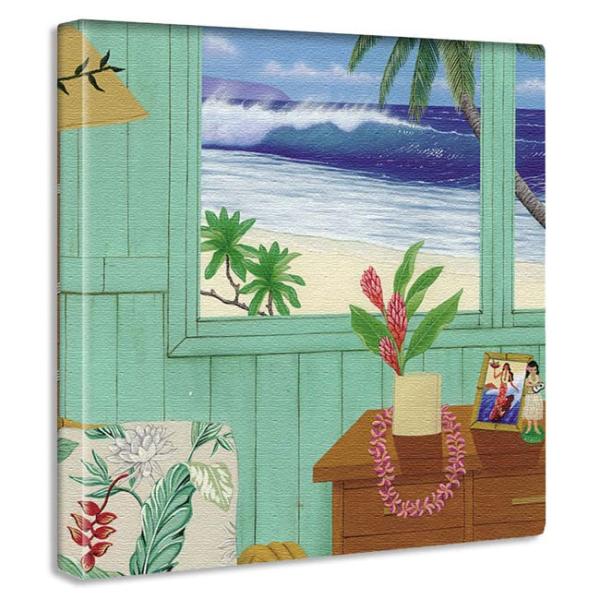 アート♡インテリア♡絵♡海の絵♡ハンドメイド♡ロンハーマン ハワイ 気軽 海の絵 プレゼント 絵 インテリア アート ロン