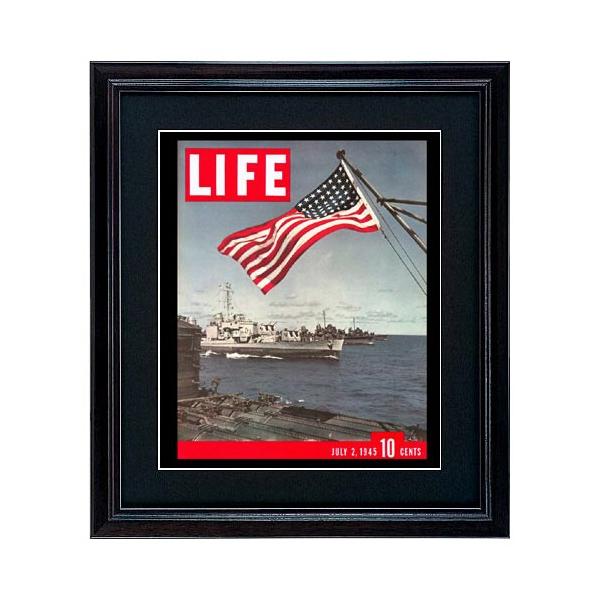 LIFE ポスター Sサイズ「US NAVY」絵画 玄関 書斎 棚 飾り おしゃれ アートフレーム 額入り アートパネル アメリカ