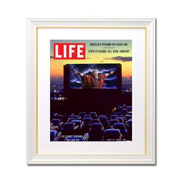 アートパネル LIFE 額入りポスター PEARLWHITE インテリア アートポスター アートフレーム 壁掛け 絵 ライフ 復刻 モーセ 十戒 映画