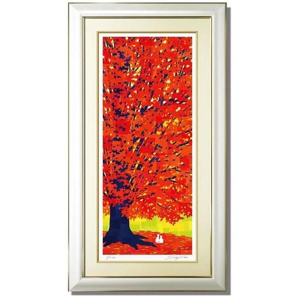 絵画 インテリア 壁掛け 額絵 実りの樹 縦700 横350 ねこ 秋 紅葉 版画 絵画和室の装飾 新築祝い Wa 021 Art Lab Yahoo 店 通販 Yahoo ショッピング
