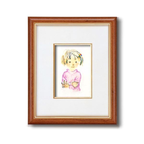 【絵画/人物画】少女　裸　インテリア　額装　額縁 額縁の中の少女 - Wikipedia