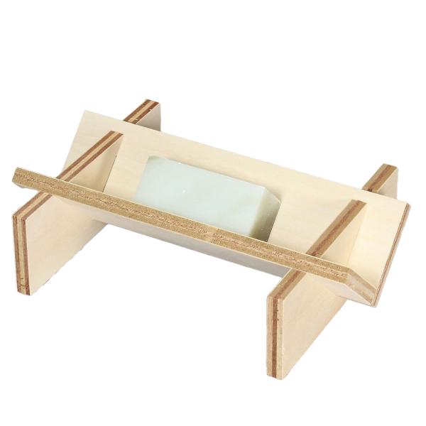 組立て後サイズ：200×140×55mmV字の溝に石を固定して「柱(持ち手)」の部分の細工が簡単にできます。