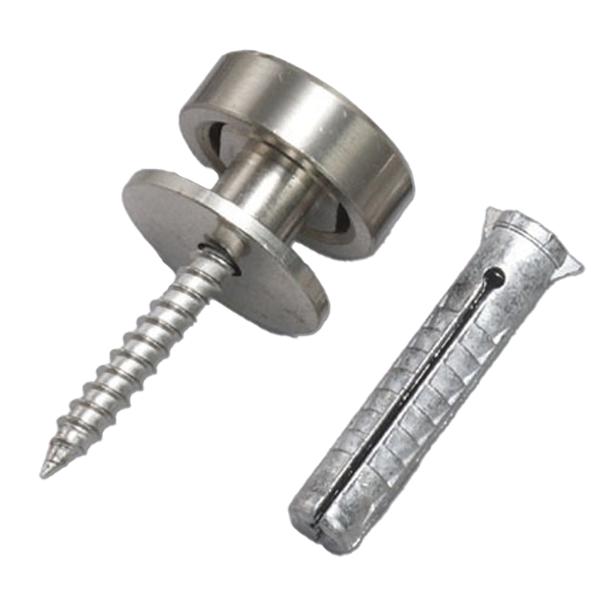 メール便可 ] コンクリート壁用 額吊り飾り鋲 直径20mm 耐荷重20kg