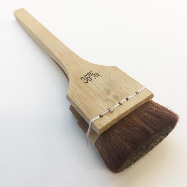 幅：36mm穂の長さ16mm毛の質：馬毛柄の材質：竹製