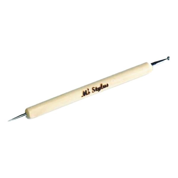 長さ：130mmボール部分：直径1mm/3mm芯：鉄柄：木1mmと3mmのボールがついたスタイラスペン。消しゴムはんこの鉛筆転写のスクラッチや木版画でのカーボン転写時のなぞり作業、粘土細工のスパチュラ代わりにもお使いいただけます。スニップア...