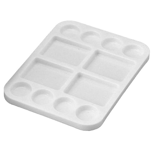 角筆洗用蓋兼用サイズ：180×137×10mm PS製角筆洗の蓋と兼用の絵皿で、収納に便利です。漫画家やデザイナーに愛用者が多いです。