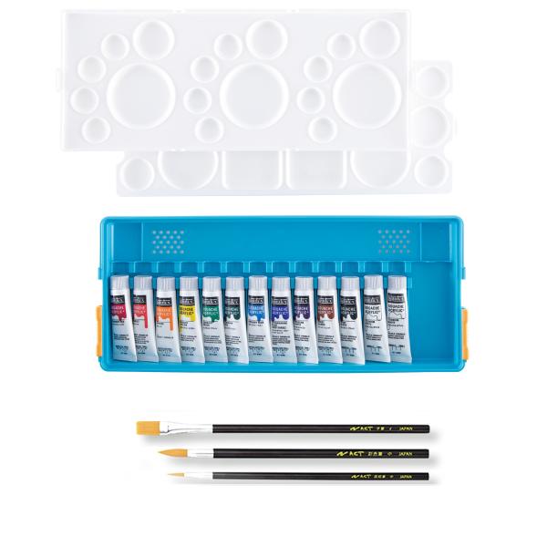 当店オリジナル リキテックス ガッシュ アクリリック プラスg4 Aセット 筆3本付 画材 ものづくりのアートロコ 通販 Yahoo ショッピング