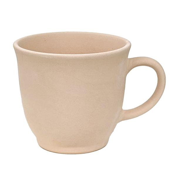 土冶器質 カップ 白(陶芸品) 土冶器質 カップ 白(陶芸品)