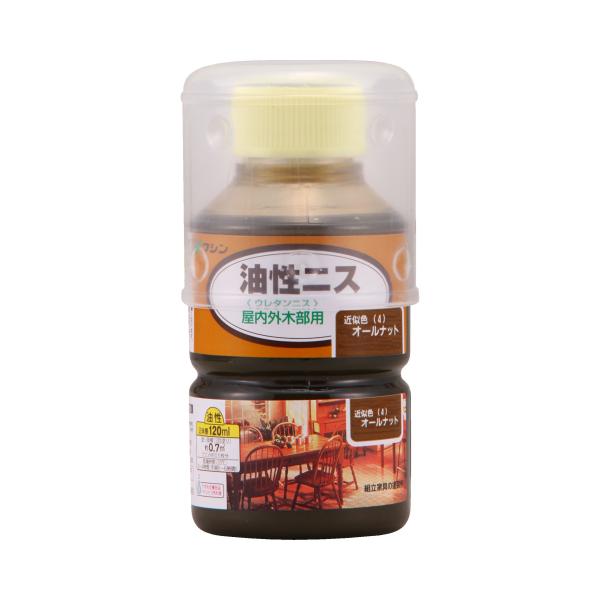 容量：120mL油性：飴色の塗膜が深みを生み出します用途：屋内木部、木工作品、実用家具、ひさしのある屋外木部(ドアなど)塗り面積：2回塗りで、たたみ約0.5枚乾燥時間：約3〜4時間／20℃ 約5〜6時間／冬期うすめ液：ペイントうすめ液 また...