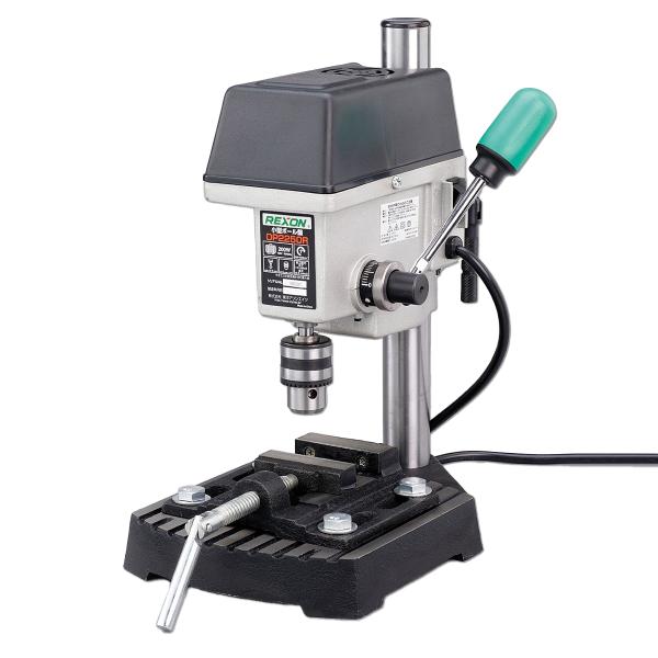 サイズ：180×275×高さ410mm 質量：7kgテーブルサイズ：172×188mm 穴あけ能力：金工6.5 mm・木工10mm チャック能力：1.5〜10mm電源：100V 200W 回転数(無段変速)：3,200〜6,200r.p.m...